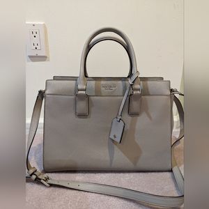 Grey Crossbody Tote Bag (Large) - Kate Spade